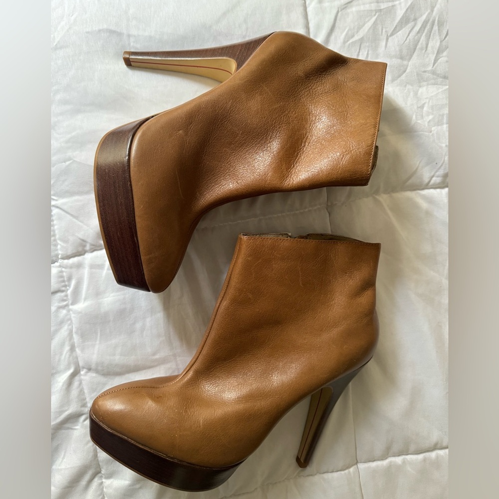 CARRANO Brazilian leather heel booties